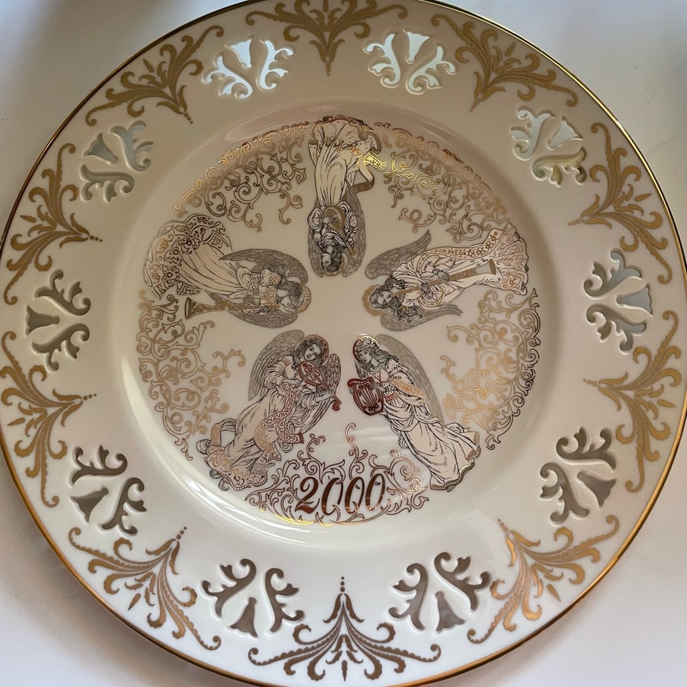 COPY - Vintage Lenox 2000 Fine China Messengers of Harmony Millennium  Plate
